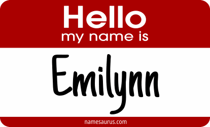 Hello my name is Emilynn png download