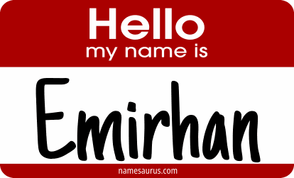 Hello my name is Emirhan png download