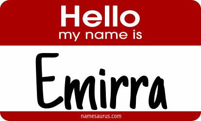 Hello my name is Emirra png download