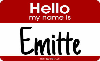 Hello my name is Emitte png download