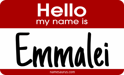 Hello my name is Emmalei png download