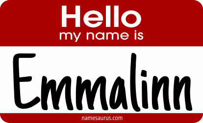 Hello my name is Emmalinn png download