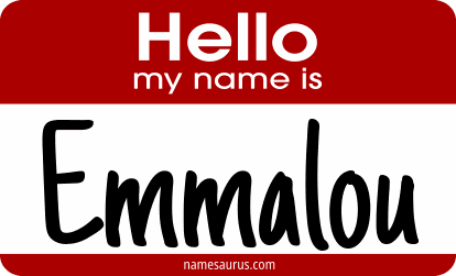 Hello my name is Emmalou png download