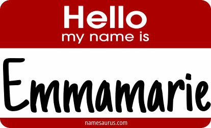 Hello my name is Emmamarie png download