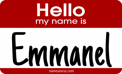 Hello my name is Emmanel png download