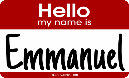 Hello my name is Emmanuel png download