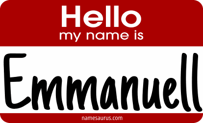 Hello my name is Emmanuell png download