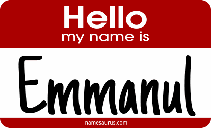 Hello my name is Emmanul png download