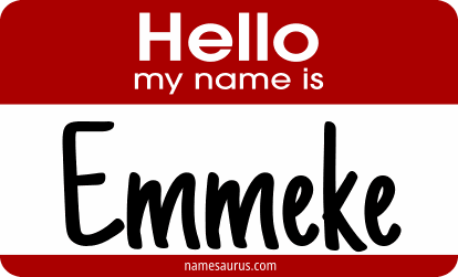Hello my name is Emmeke png download