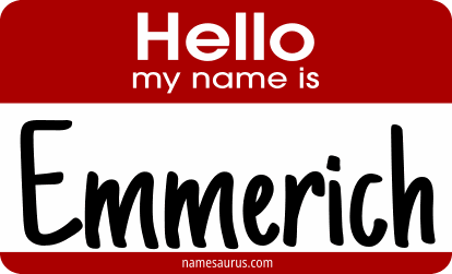 Hello my name is Emmerich png download