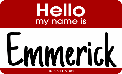 Hello my name is Emmerick png download