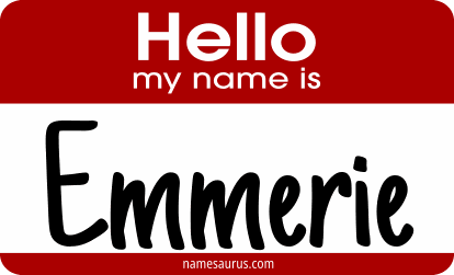 Hello my name is Emmerie png download