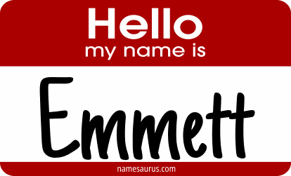 Hello my name is Emmett png download