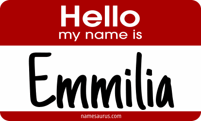 Hello my name is Emmilia png download