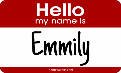 Hello my name is Emmily png download