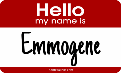 Hello my name is Emmogene png download