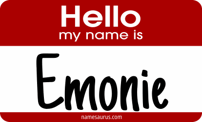 Hello my name is Emonie png download