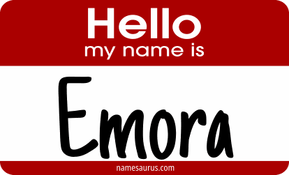 Hello my name is Emora png download