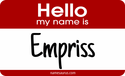 Hello my name is Empriss png download