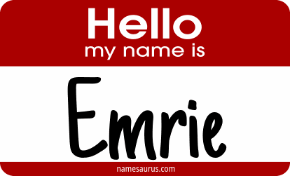 Hello my name is Emrie png download