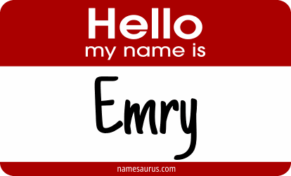 Hello my name is Emry png download