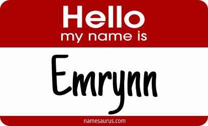 Hello my name is Emrynn png download