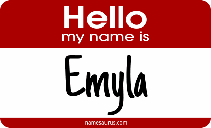 Hello my name is Emyla png download