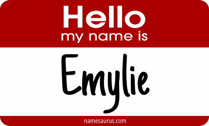 Hello my name is Emylie png download