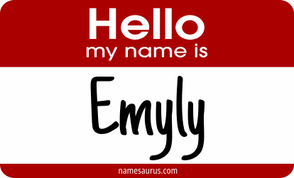 Hello my name is Emyly png download