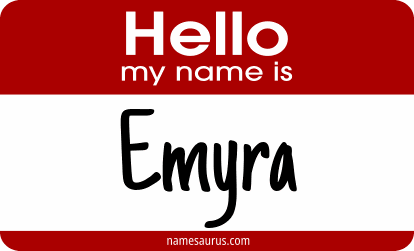 Hello my name is Emyra png download