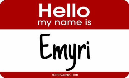 Hello my name is Emyri png download