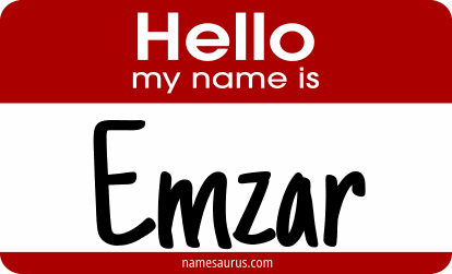 Hello my name is Emzar png download