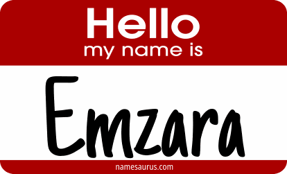 Hello my name is Emzara png download