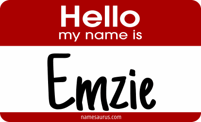 Hello my name is Emzie png download
