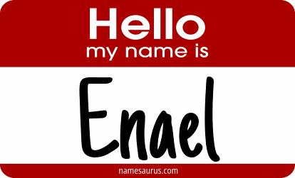 Hello my name is Enael png download