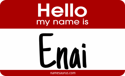 Hello my name is Enai png download