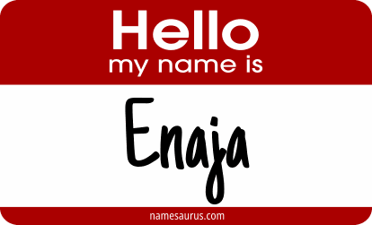 Hello my name is Enaja png download