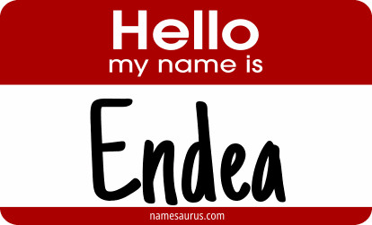 Hello my name is Endea png download