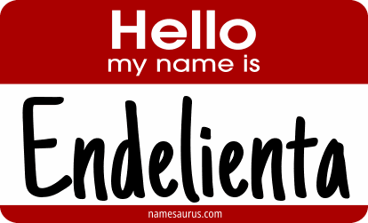 Hello my name is Endelienta png download