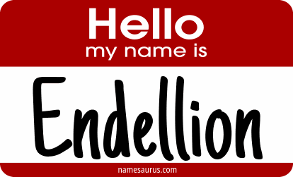 Hello my name is Endellion png download