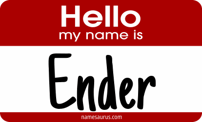 Hello my name is Ender png download