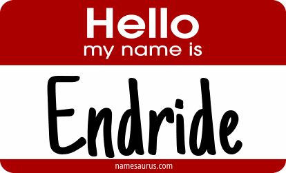 Hello my name is Endride png download