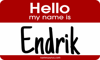 Hello my name is Endrik png download