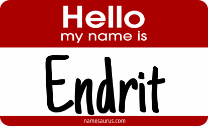 Hello my name is Endrit png download