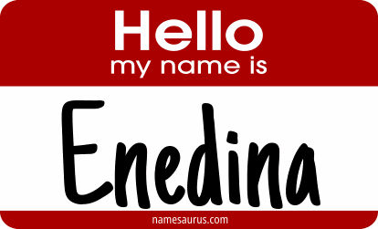 Hello my name is Enedina png download
