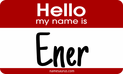 Hello my name is Ener png download
