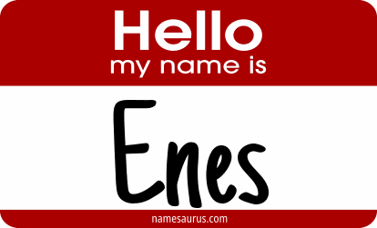 Hello my name is Enes png download