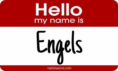Hello my name is Engels png download