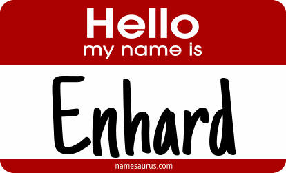 Hello my name is Enhard png download