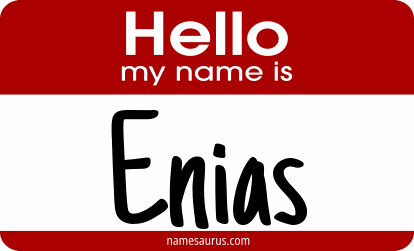Hello my name is Enias png download
